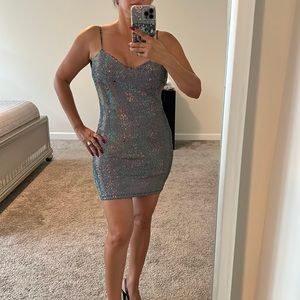 Sequins mini dress